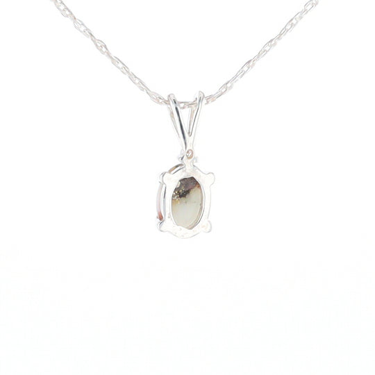 Gold Quartz Cabochon Necklace