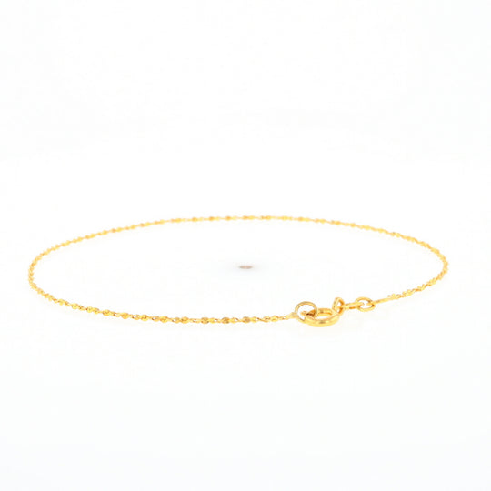 Gold Twist S Link Bracelet