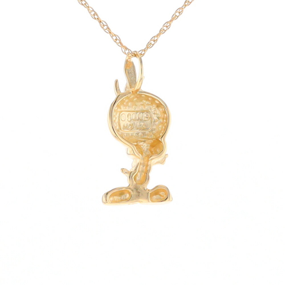 Gold Tweety Bird Pendant