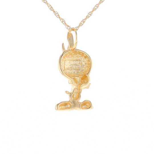 Gold Tweety Bird Pendant