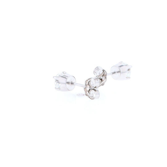 0.67ctw Round Brilliant Cut Diamond Stud Earrings