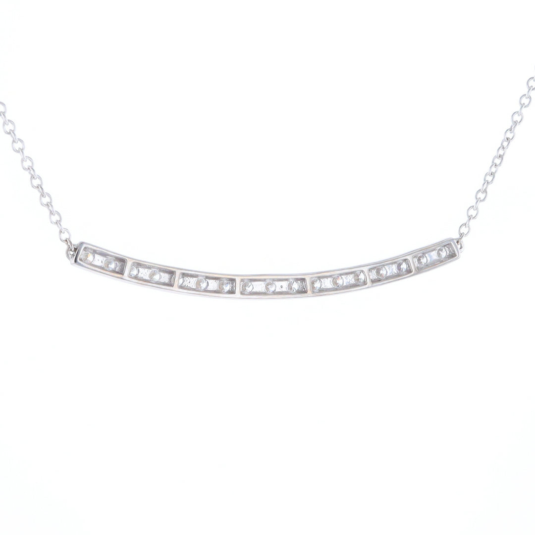 Diamond Bar Necklace