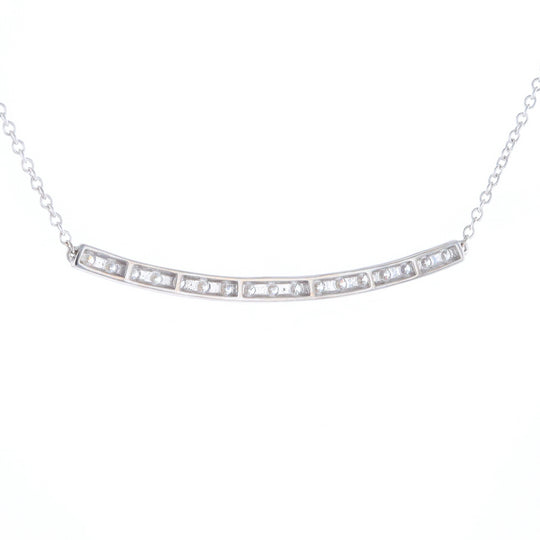 Diamond Bar Necklace