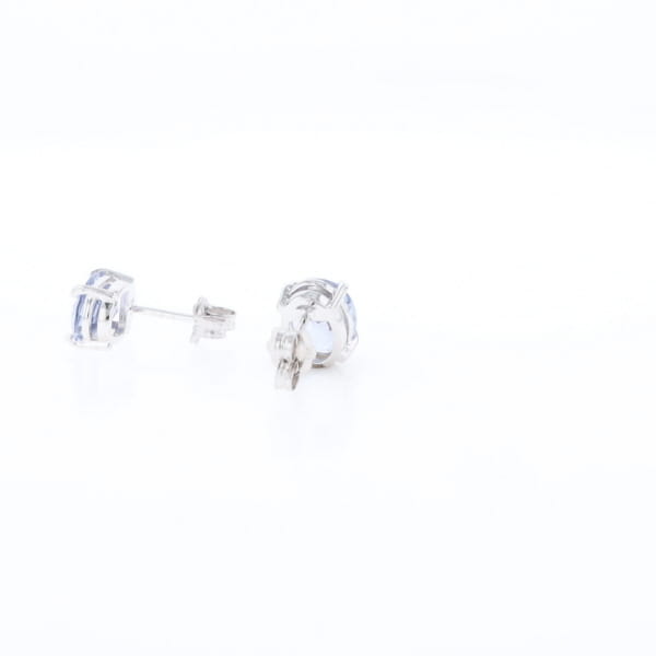 Ceylon Sapphire Stud Earrings
