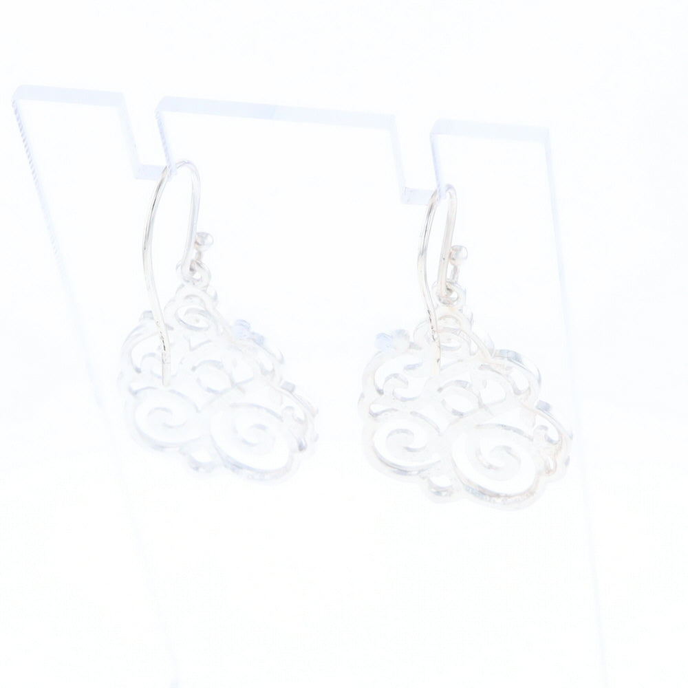 Drop Dangle Swirl Fishhook Earrings