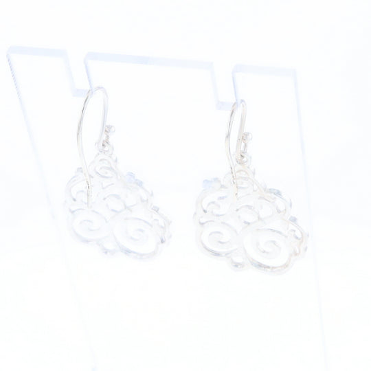 Drop Dangle Swirl Fishhook Earrings