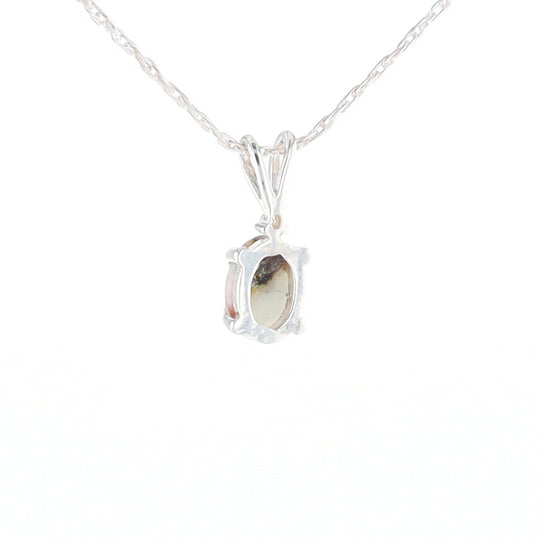 Gold Quartz Cabochon Necklace
