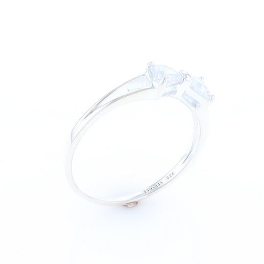 Cubic Zirconia Bow Tie Ring