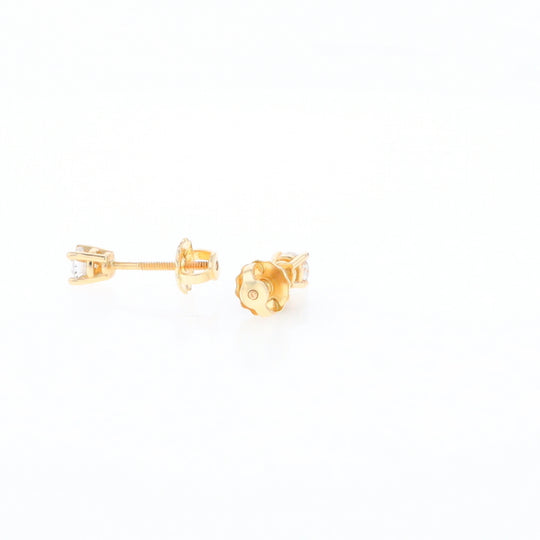 0.41ctw Diamond Stud Earrings