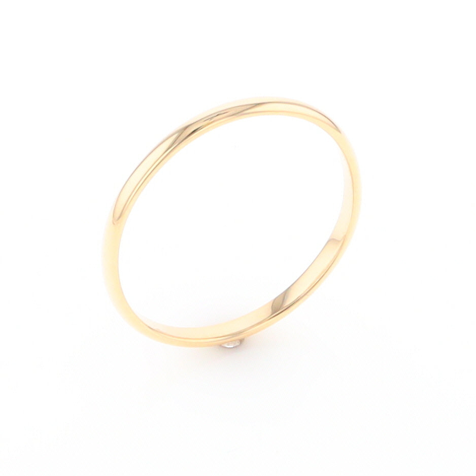 Thin Gold Wedding Band