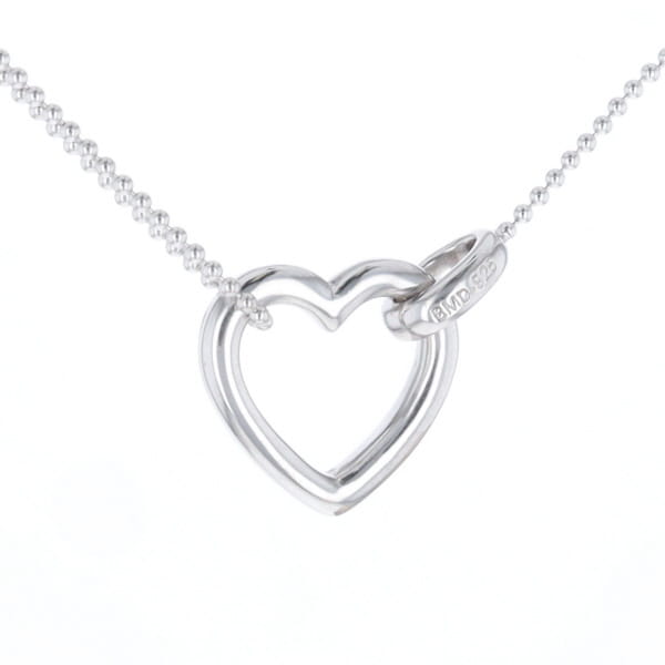 Diamond Clip Heart Necklace