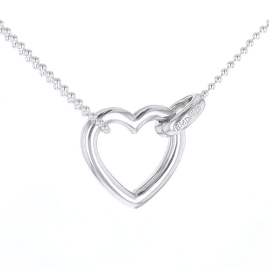 Diamond Clip Heart Necklace