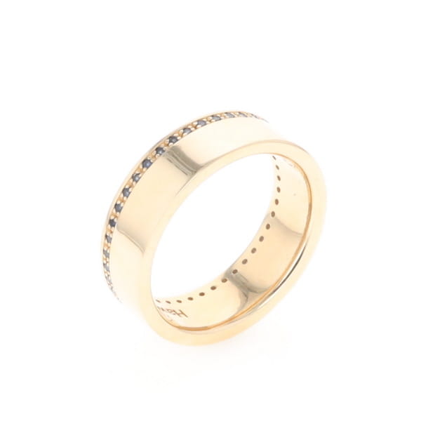 Men's Blue Sapphire Wedding Band Contemporary Design