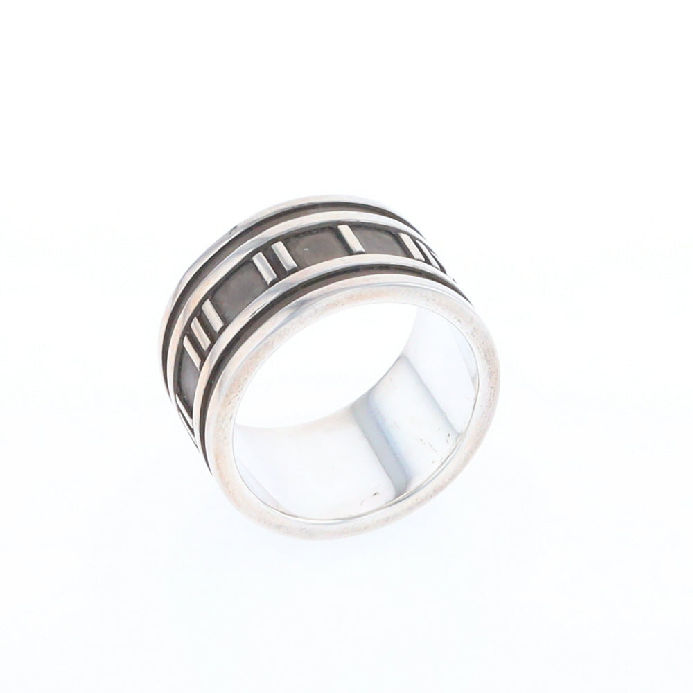 Tiffany & Co Sterling Silver Roman Numerals Ring