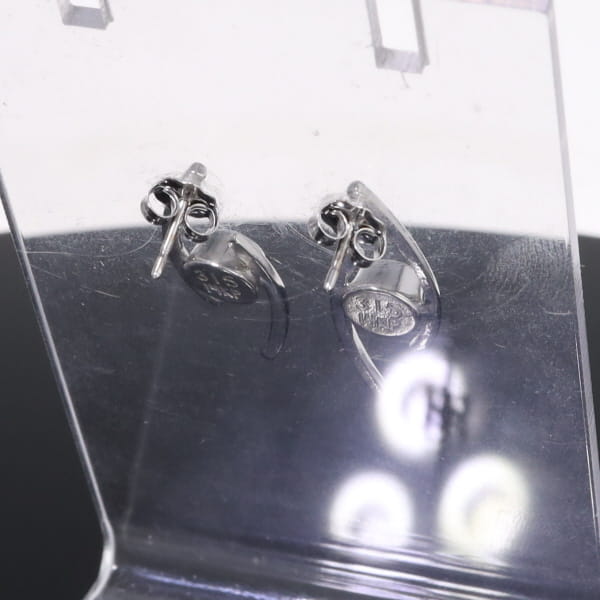 Opal Earrings Round Inlaid Double Curved Bar Design Studs