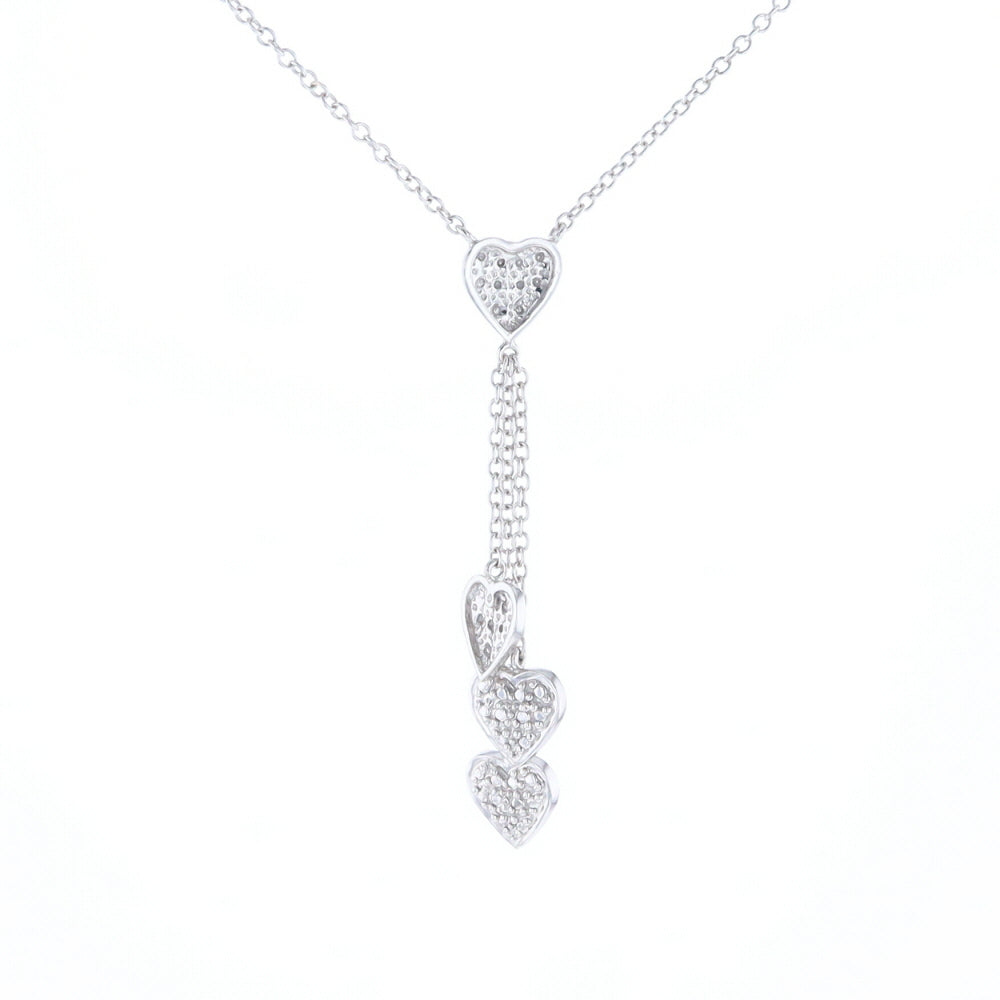 14K Triple Heart Necklace