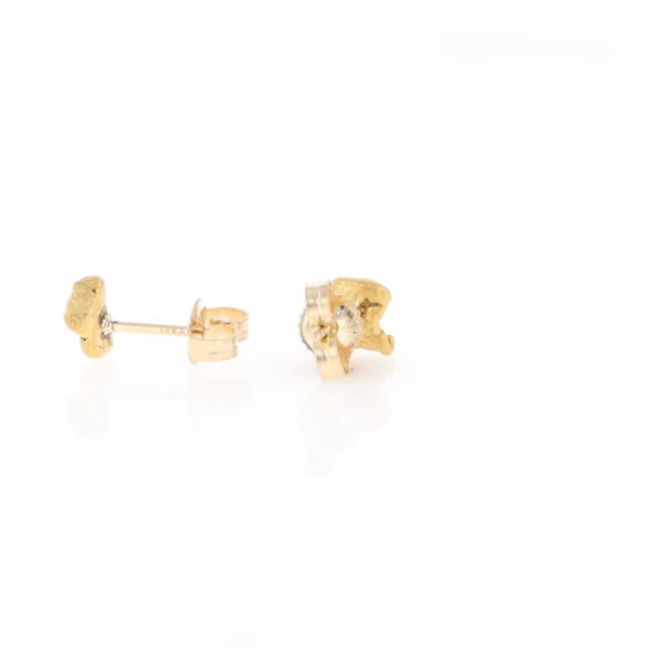 Natural Gold Nugget Earrings