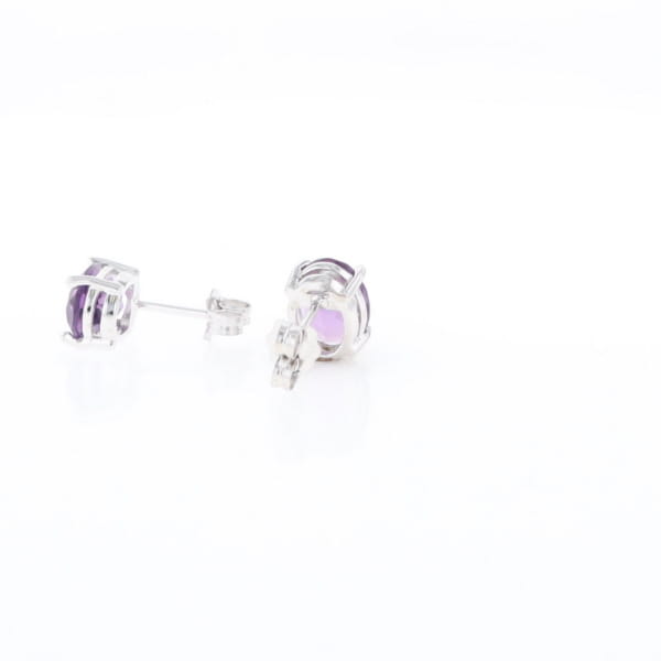Amethyst Stud Earrings