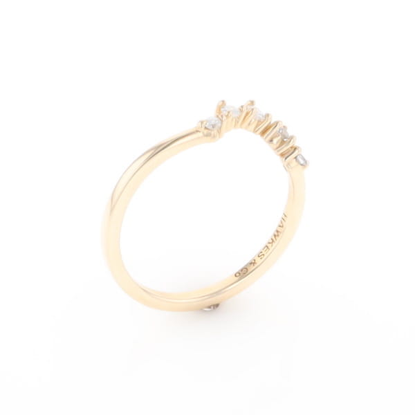 Yellow Gold Shadow Band