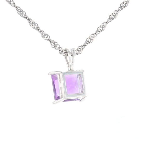 Amethyst Solitaire Pendant