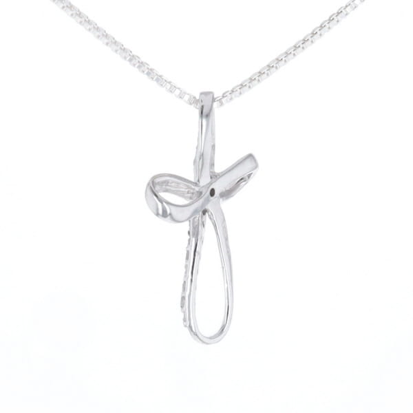 Open Loop Cross Necklace