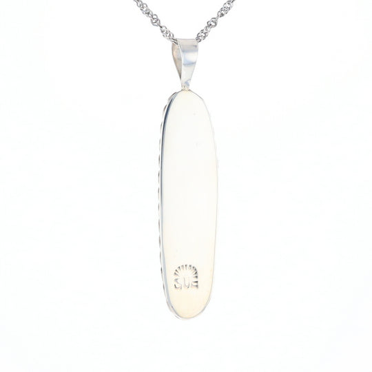 Multi Stone Inlaid Pendant