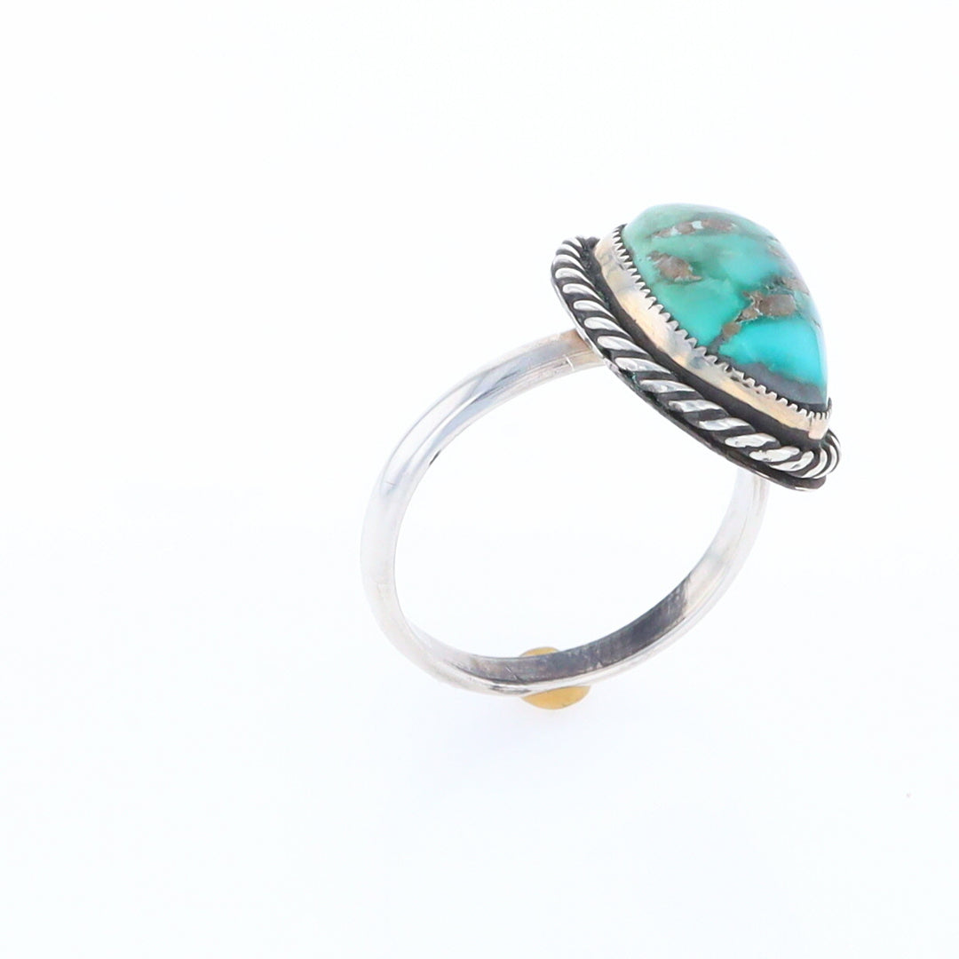 Bezel Set Turquoise Ring