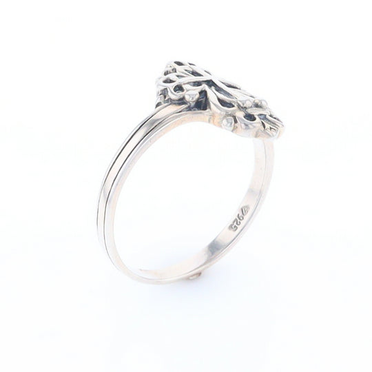 Openwork Cross Ring