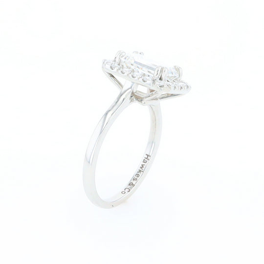 Emerald Cut Diamond Engagement Ring