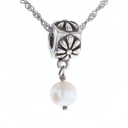 Retired Pandora Pearl Posy Charm