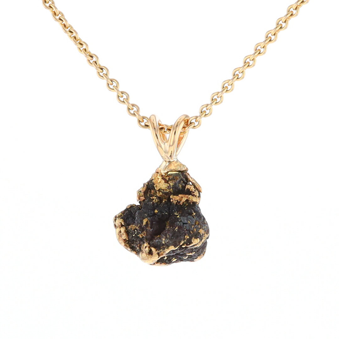 Natural Gold Nugget Pendant