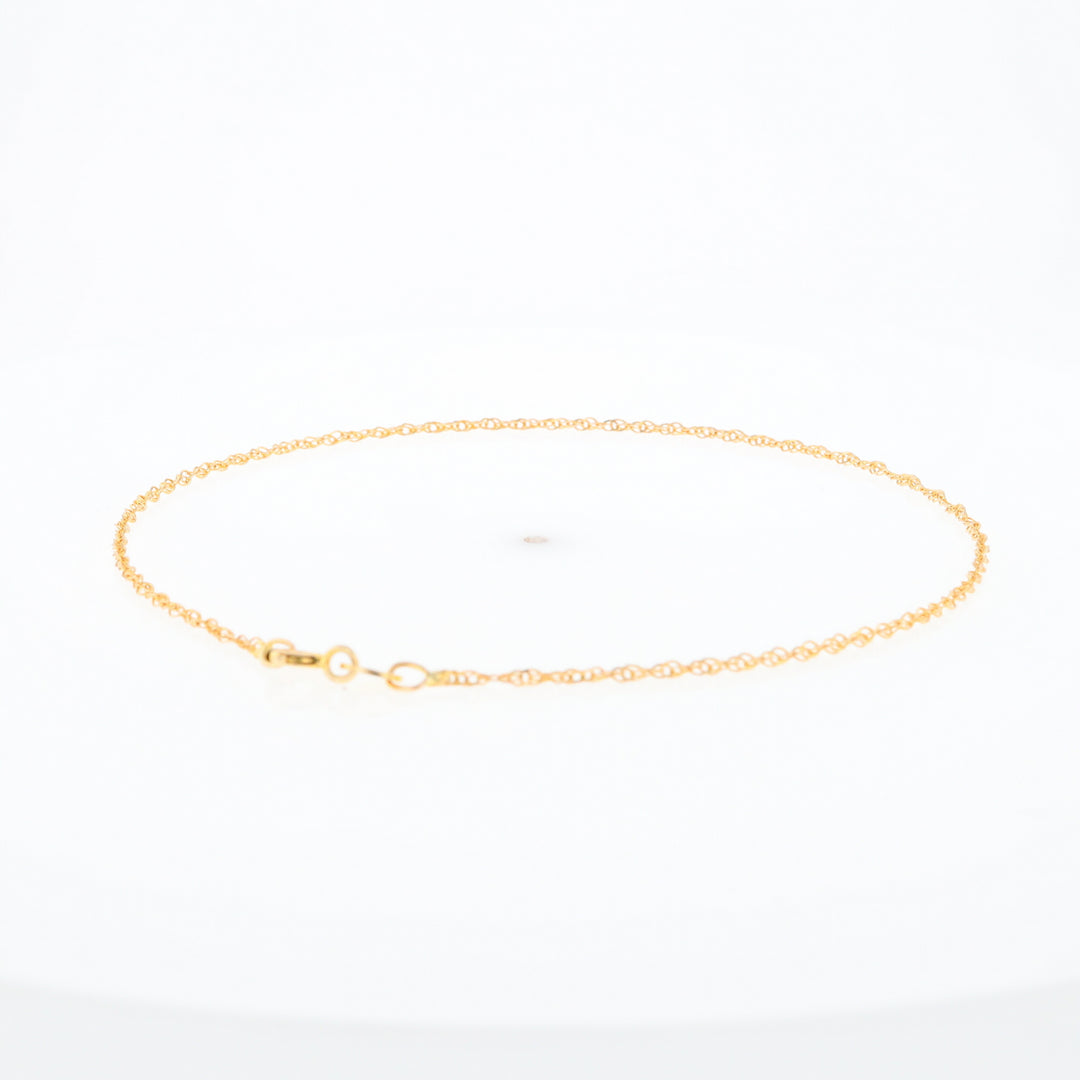 Gold Singapore Anklet