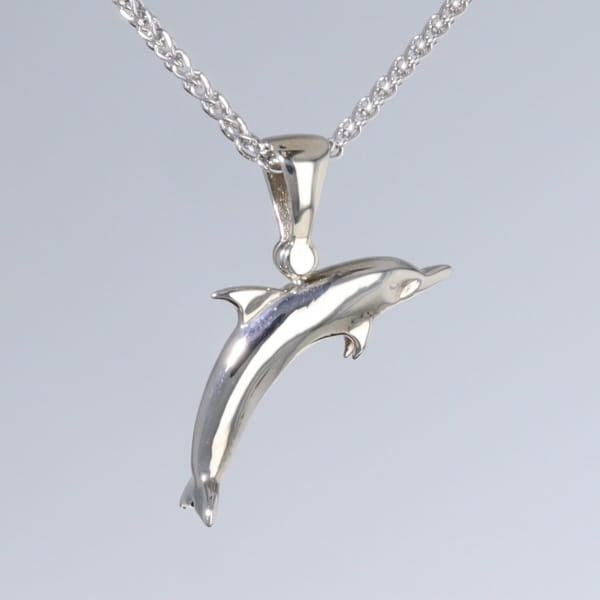 Opal Pendant Inlaid Sea Life Dolphin