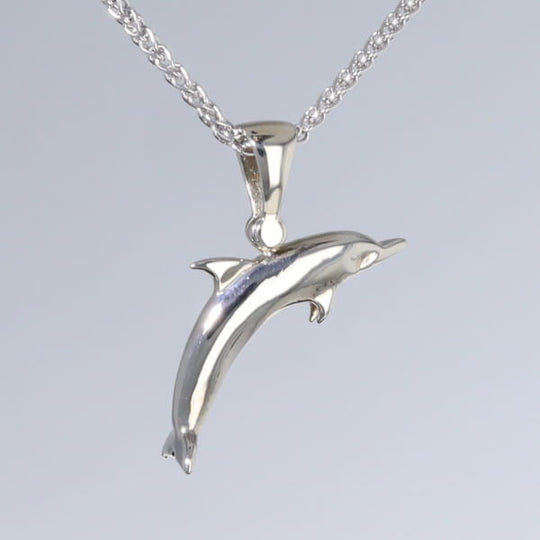 Opal Pendant Inlaid Sea Life Dolphin