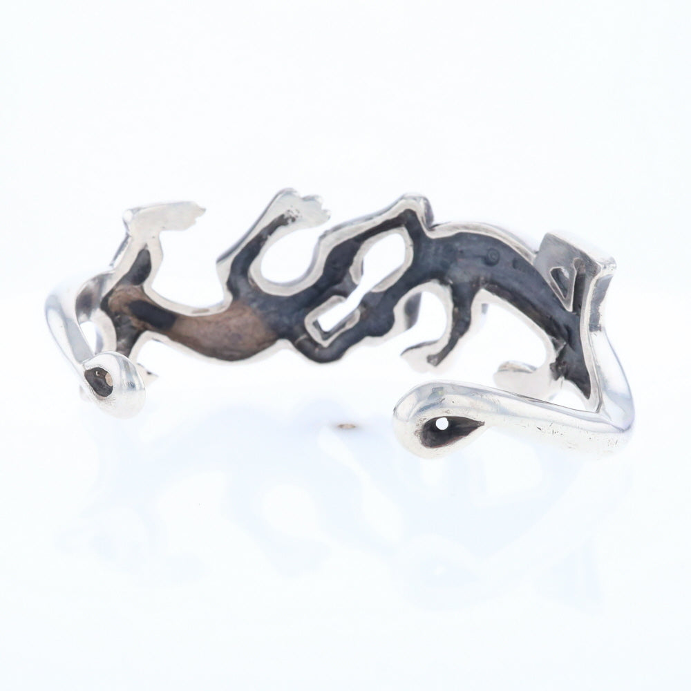 Sterling Silver Lizard Cuff Bracelet