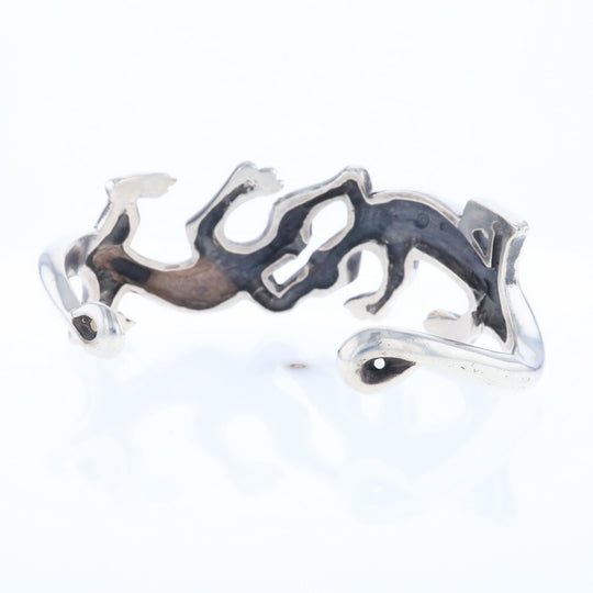 Sterling Silver Lizard Cuff Bracelet