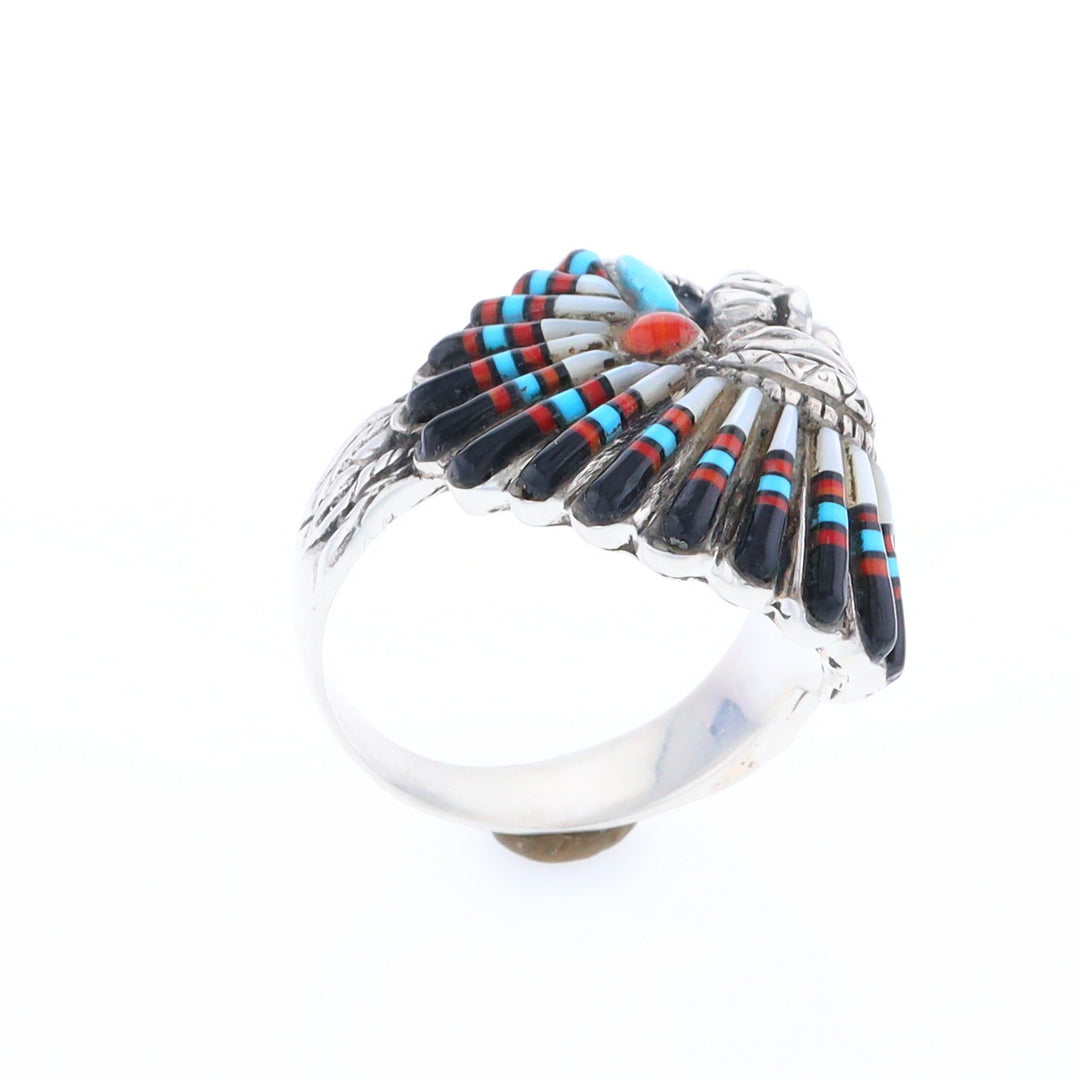 Native American Head Dress Ring