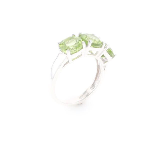 Triple Peridot Ring