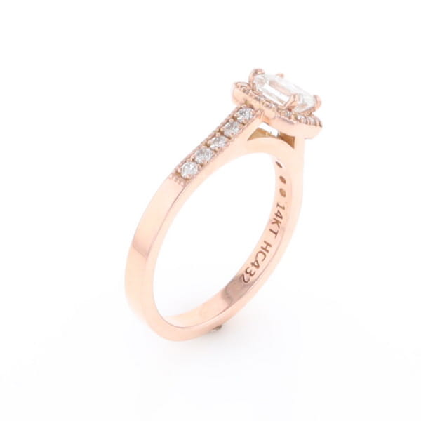 Princess Cut Diamond Halo Ring