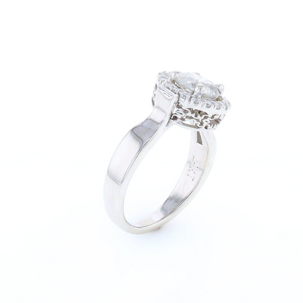 Salt and Pepper Diamond Engagement Ring