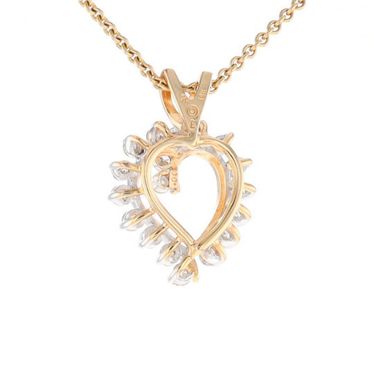 Open Heart Diamond Pendant