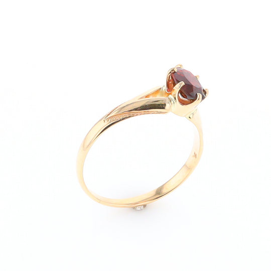 Oval Solitaire Tourmaline Ring