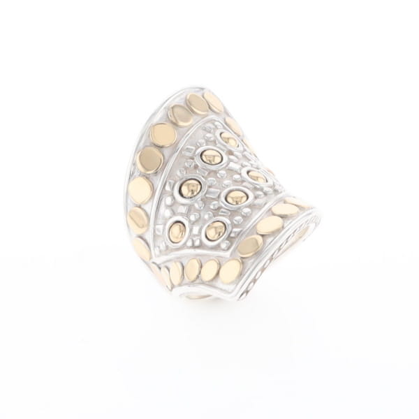 John Hardy Two-Tone Curved Ring