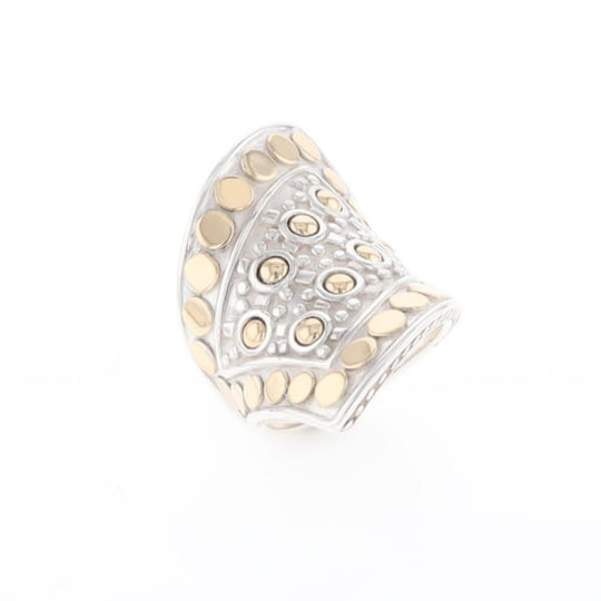John Hardy Two-Tone Curved Ring