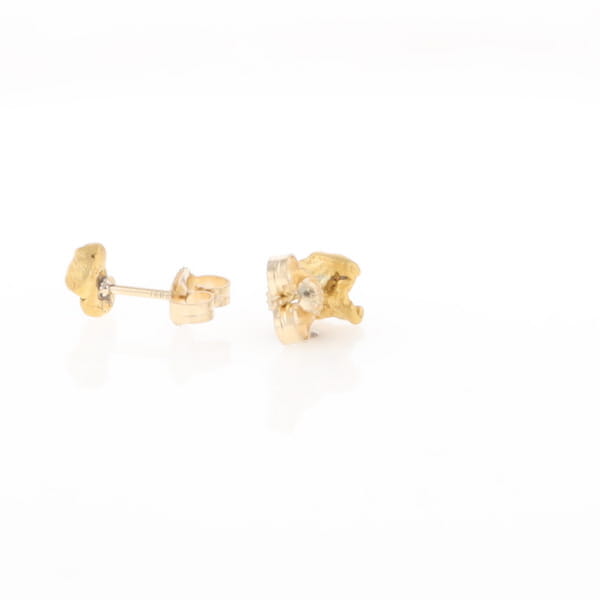 Natural Gold Nugget Earrings