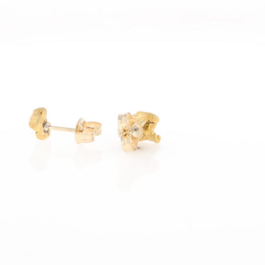 Natural Gold Nugget Earrings