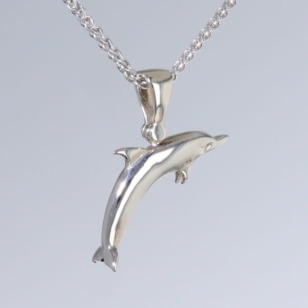 Opal Pendant Inlaid Sea Life Dolphin