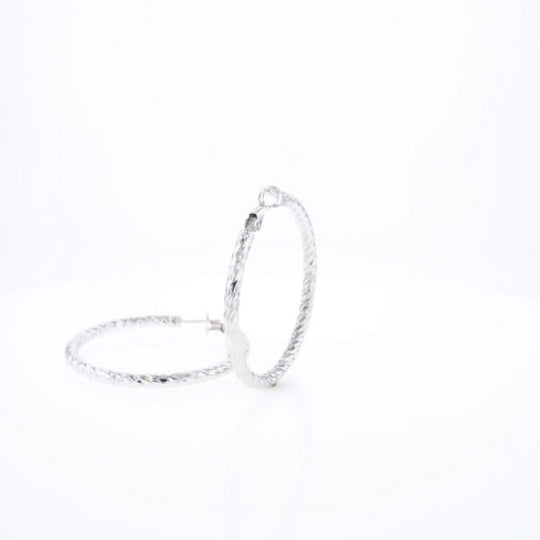 Diamond Cut Hoops