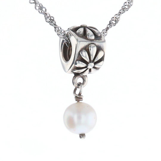 Retired Pandora Pearl Posy Charm