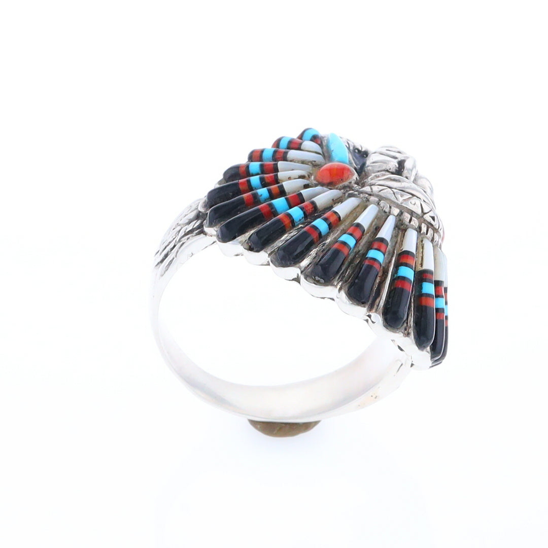 Native American Head Dress Ring